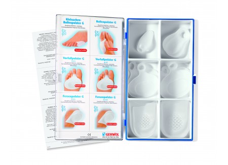 GEHWOL Assortment Box of Polymer Gel items 8pads Sorted GEHWOL Assortment Box of Polymer Gel items 8pads Sorted